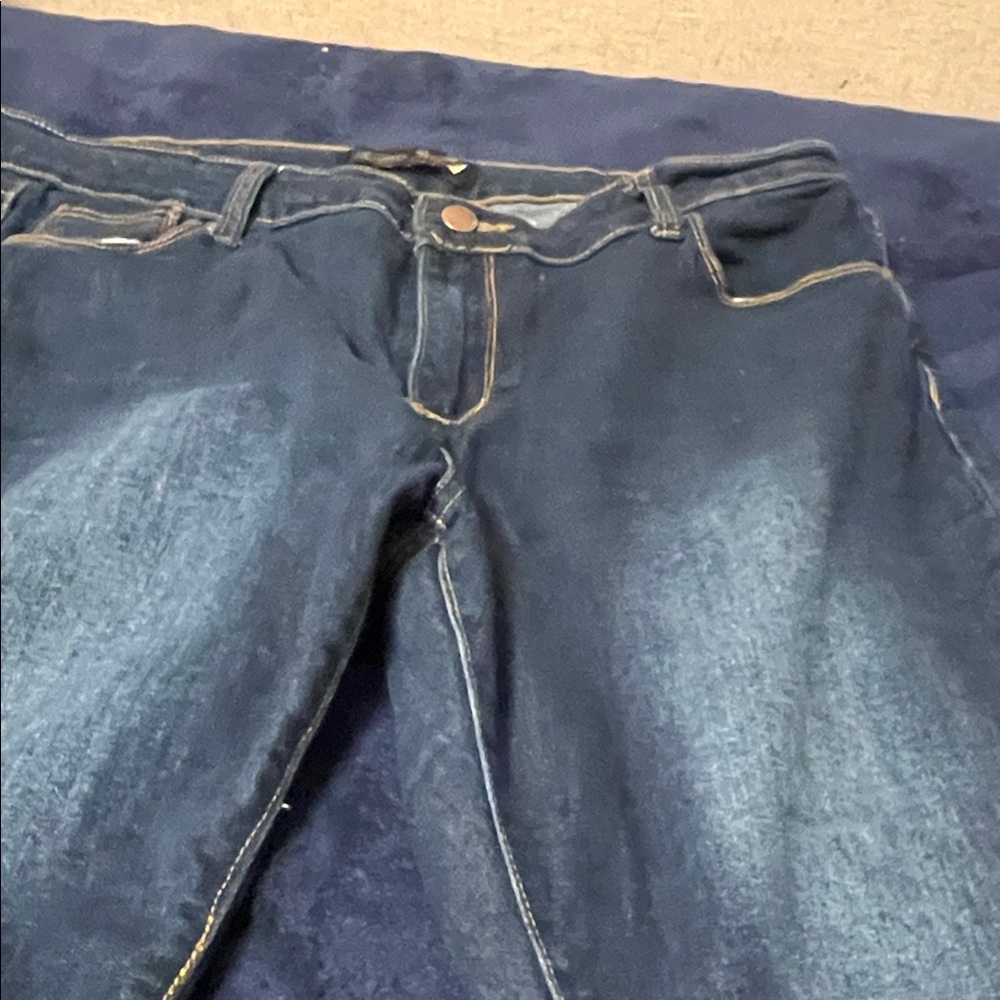 Roma Dark Blue Jean Shorts